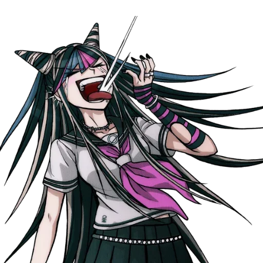 😧 Стикер «Ибуки Миода Danganronpa» для Telegram