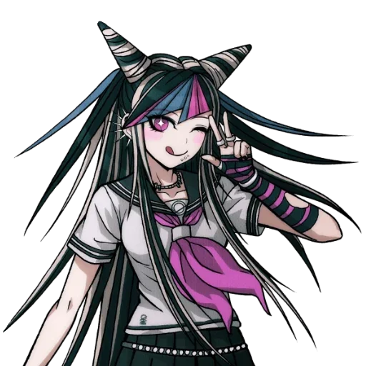 ✌️ Стикер «Ибуки Миода Danganronpa» для Telegram