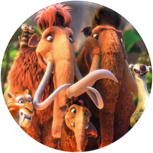 Стикерпак Ice Age для Telegram — скачать