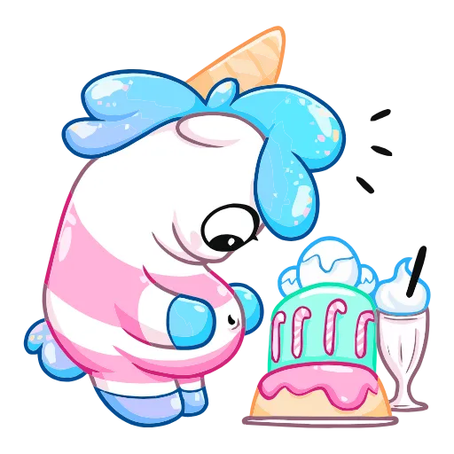 🎂 Эмодзи «Мороженко» для Telegram