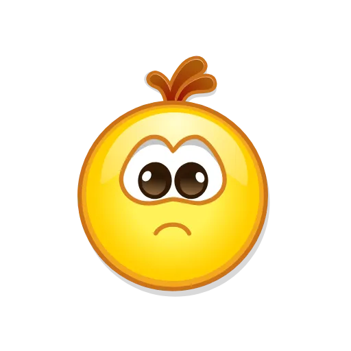 😟 Стикер «ICQ Колобки» для Telegram