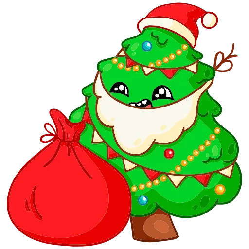 🎅 Эмодзи «Ёлочка Иголочка» для Telegram