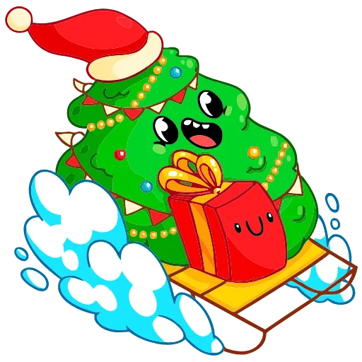 🏄‍♂️ Эмодзи «Ёлочка Иголочка» для Telegram