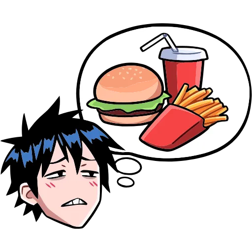 🍔 Эмодзи «Икки и Мори» для Telegram