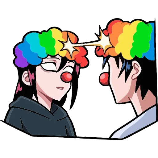 🤡 Эмодзи «Икки и Мори» для Telegram