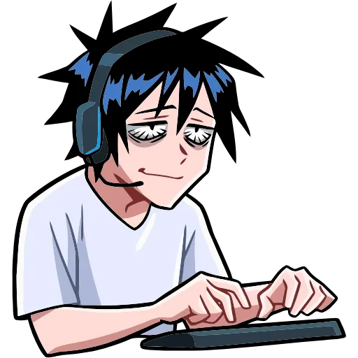 😴 Эмодзи «Икки и Мори» для Telegram