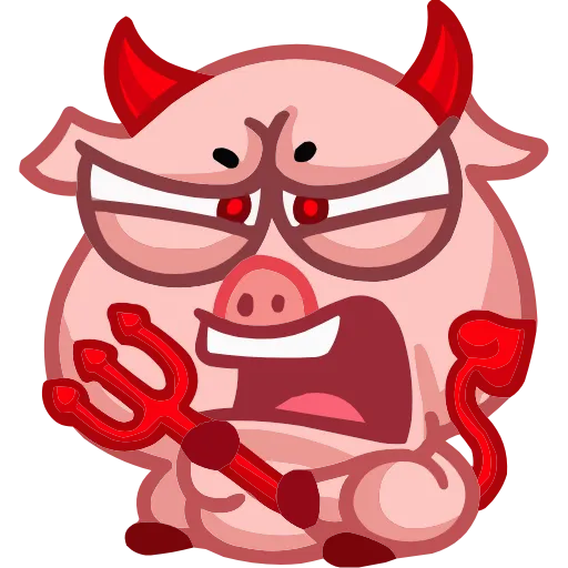 👹 Эмодзи «Red #colors #red #cute» для Telegram