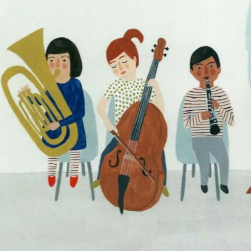 🎼 Стикер «Illustrations» для Telegram