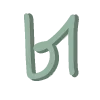 ☕️ Эмодзи «Буквы в двух цветах, смайлики и иконки» для Telegram
