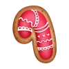 🍭 Эмодзи «Красные буквы и новогодние значки» для Telegram