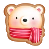 🐻‍❄️ Эмодзи «Красные буквы и новогодние значки» для Telegram