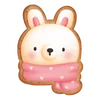 🐰 Эмодзи «Красные буквы и новогодние значки» для Telegram