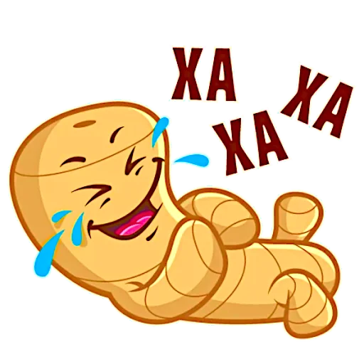 😂 Стикер «Те самые имбирь с лимоном» для Telegram