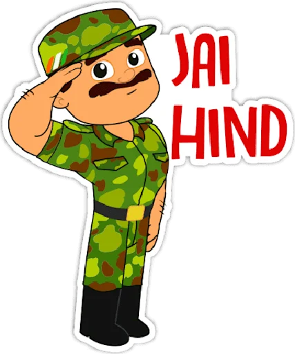 Стикерпак Indian Army • для Telegram