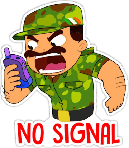 🇮🇳 Стикер «Indian Army •» для Telegram