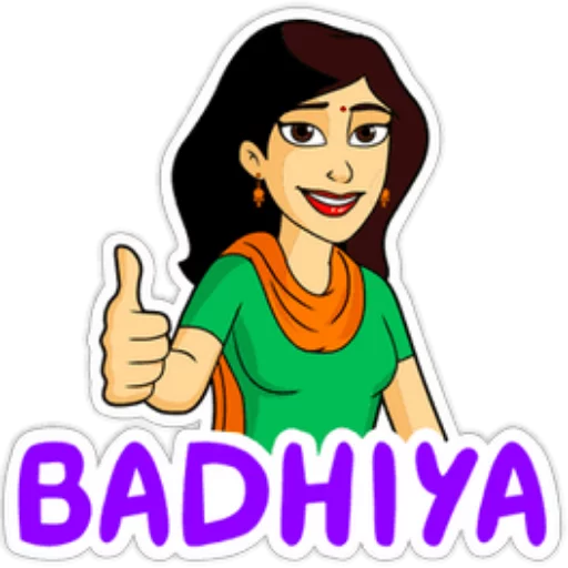 😘 Стикер «indian girls» для Telegram