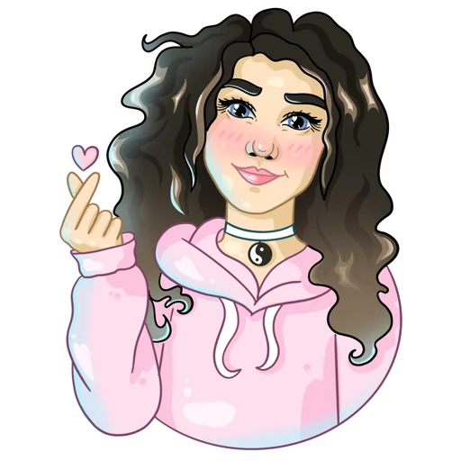 💕 Стикер «inessamudrova» для Telegram