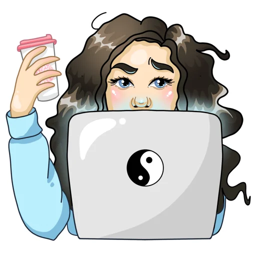 💻 Стикер «inessamudrova» для Telegram