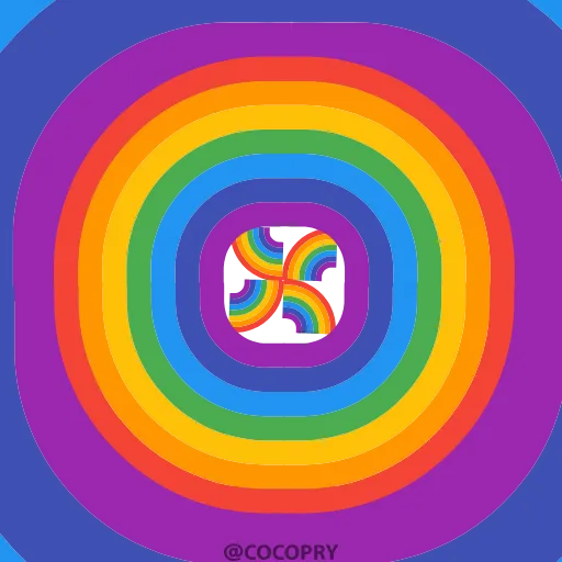 🌈 Стикер «Infinite Loop» для Telegram