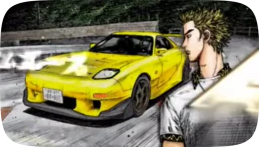 Стикерпак Initial D для Telegram — скачать