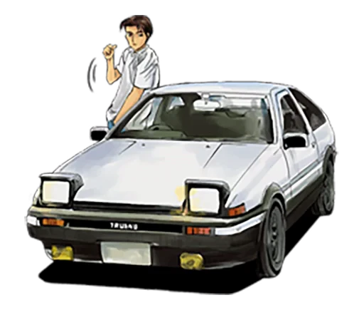 🌟 Стикер «Initial D» для Telegram