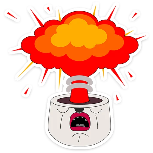 🤯 Стикер «Внутренняя Мимперия» для Telegram