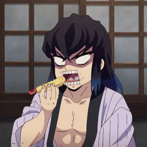 🌑 Стикер «`Inosuke Hashibira.» для Telegram