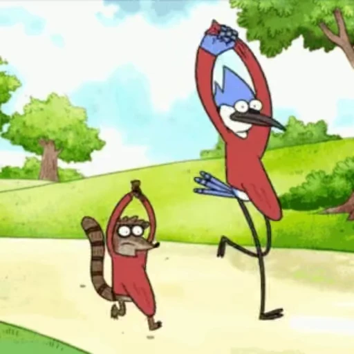 Стикерпак Regular Show для Telegram — скачать