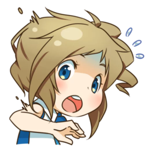 😧 Стикер «Inori Aizawa» для Telegram