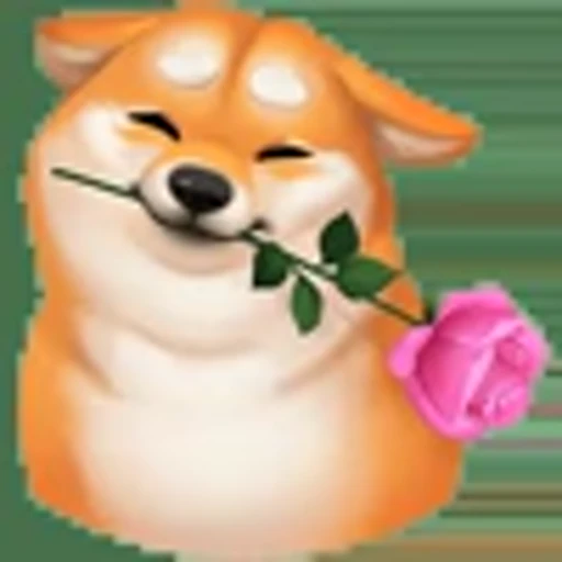 🌹 Эмодзи «Ину» для Telegram