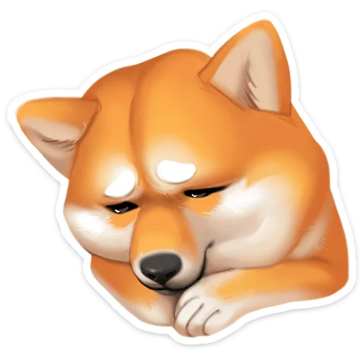 😔 Стикер «Ину» для Telegram