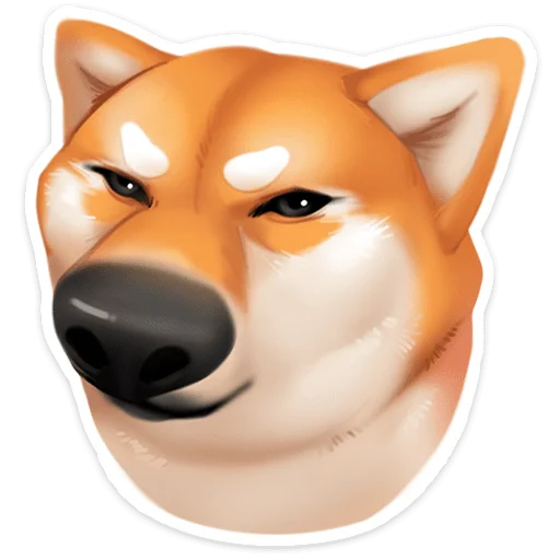 😑 Стикер «Ину» для Telegram