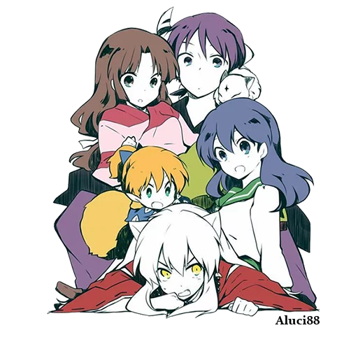 🐾 Стикер «Inuyasha Aluci88» для Telegram