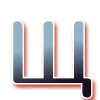 🤩 Эмодзи «Серые буквы градиент» для Telegram