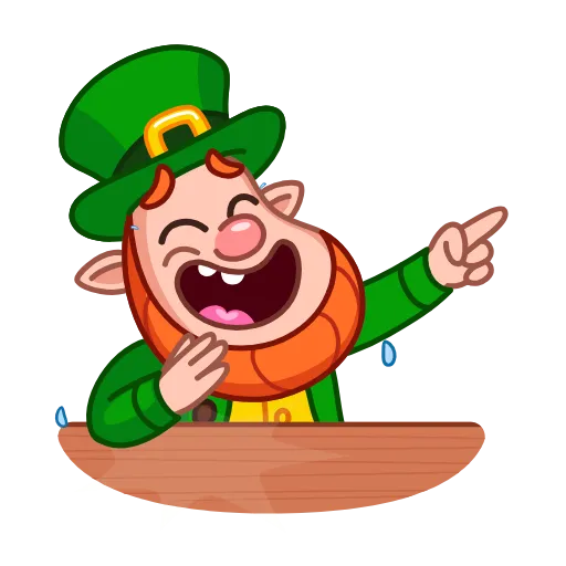 😂 Стикер «Leprechaun» для Telegram