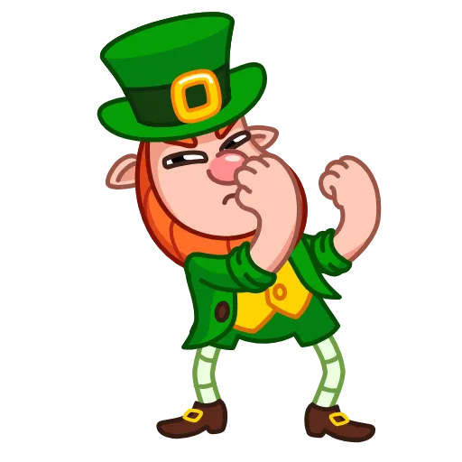 👊 Стикер «Leprechaun» для Telegram