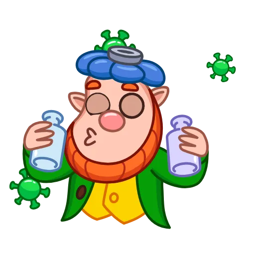 🦠 Стикер «Leprechaun» для Telegram