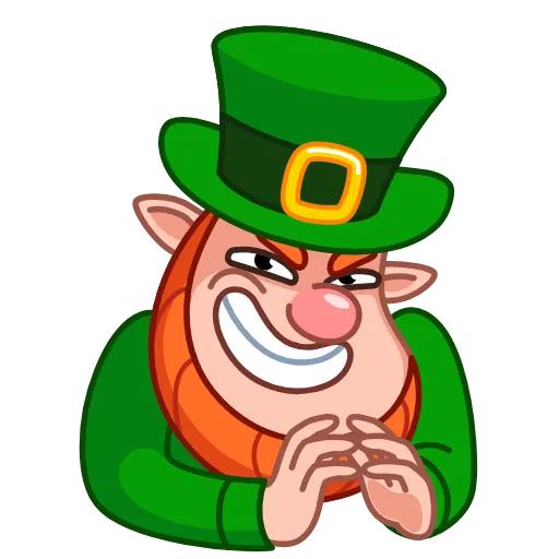 😈 Стикер «Leprechaun» для Telegram