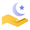🌙 Эмодзи «🌙 Islam emoji - эмодзи на тему ислам» для Telegram