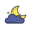 🌃 Эмодзи «🌙 Islam emoji - эмодзи на тему ислам» для Telegram