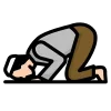 🧎‍♂️ Эмодзи «🌙 Islam emoji - эмодзи на тему ислам» для Telegram