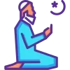 🤲 Эмодзи «🌙 Islam emoji - эмодзи на тему ислам» для Telegram