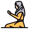 🧎‍♀️ Эмодзи «🌙 Islam emoji - эмодзи на тему ислам» для Telegram