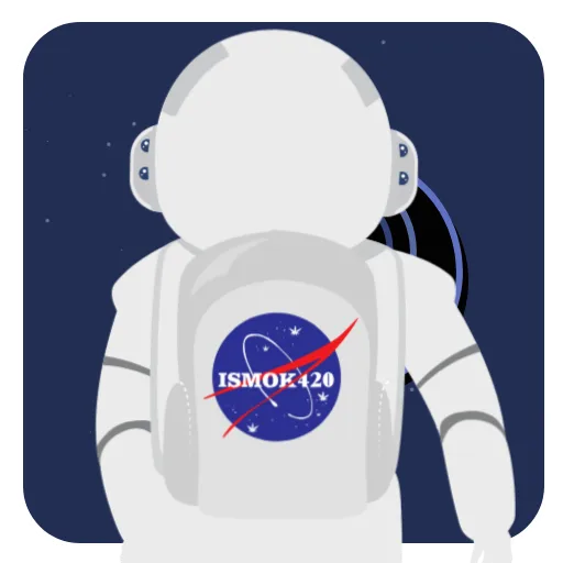 🌑 Стикер «ismok420» для Telegram