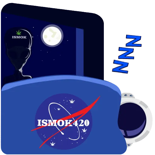 😴 Стикер «ismok420» для Telegram