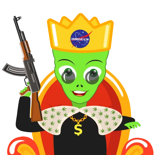 👑 Стикер «ismok420» для Telegram