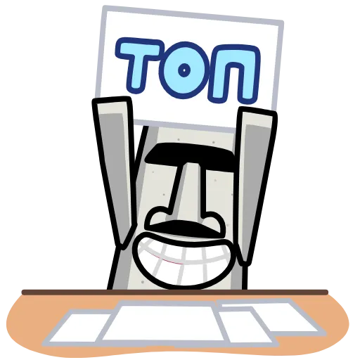⭐ Эмодзи «Истукан» для Telegram