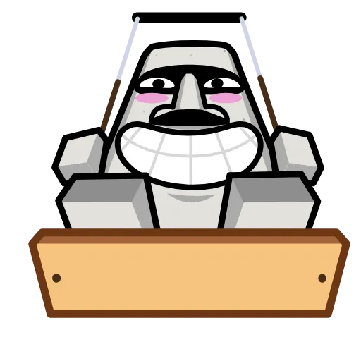 ⭐ Эмодзи «Истукан» для Telegram