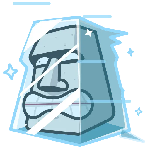 ⭐ Эмодзи «Истукан» для Telegram
