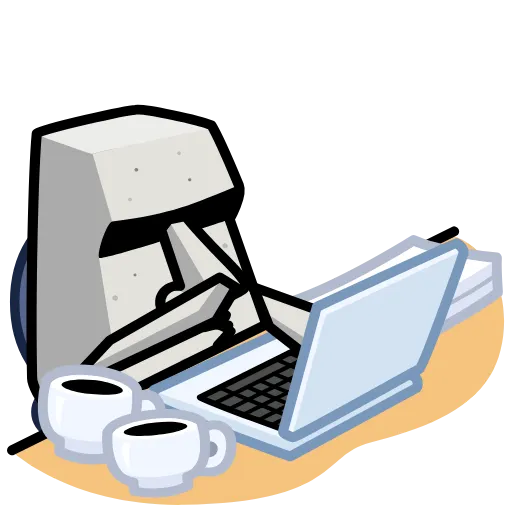 ⭐ Эмодзи «Истукан» для Telegram